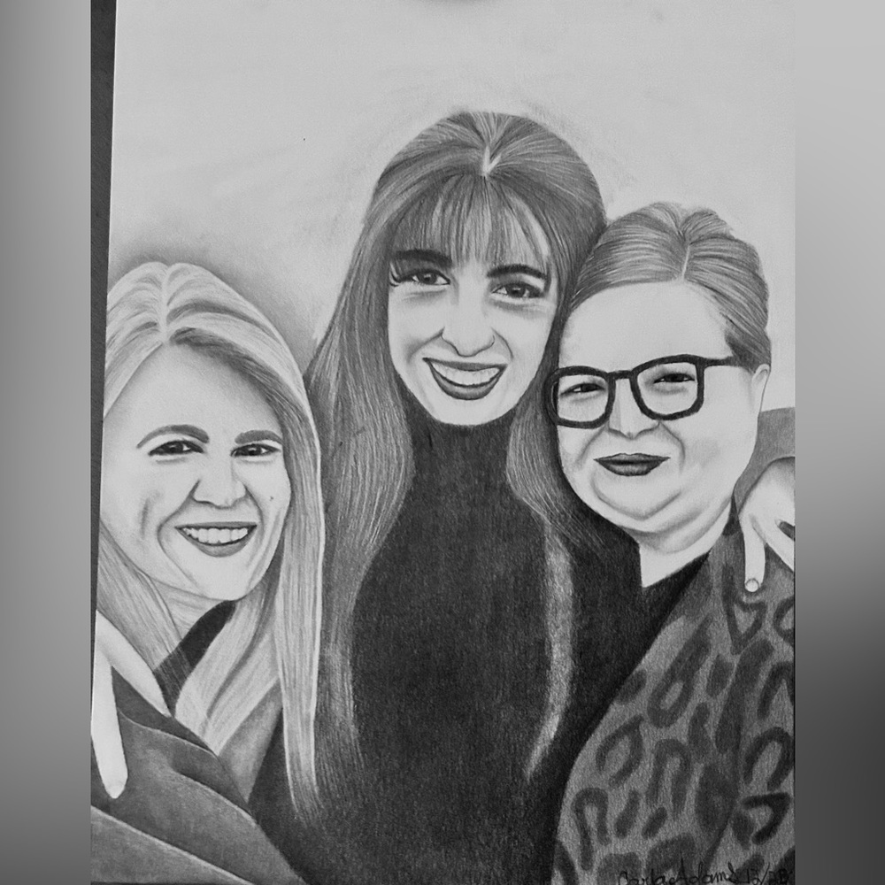 Graphite/Pencil Portrait Drawings - Picture 2 of 6